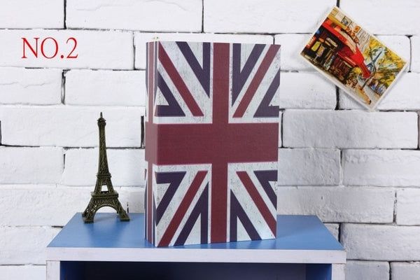 Size M 10/Color Key Lock Hidden Safe Box Book Safes For Travel Home Money Jewelry Security Steel Simulation Book 240*155*55mm